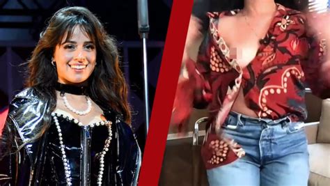 nip slip live on tv|Camila Cabello Joked About Her Recent Nip Slip on TikTok.